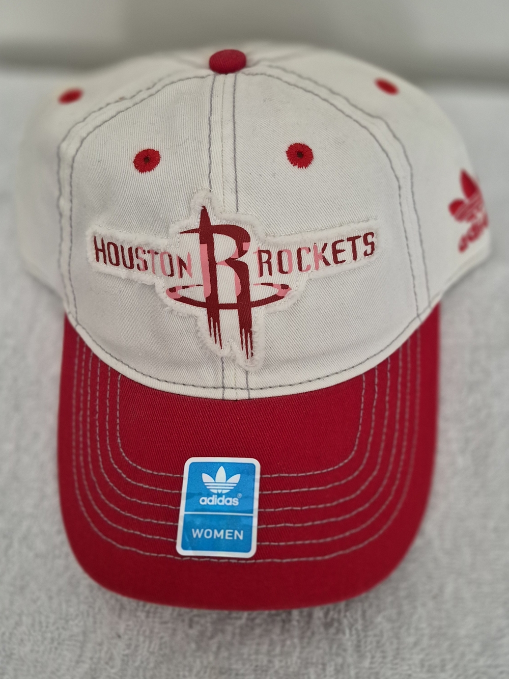Adidas Women’s Houston Rockets White & Red Baseball Cap